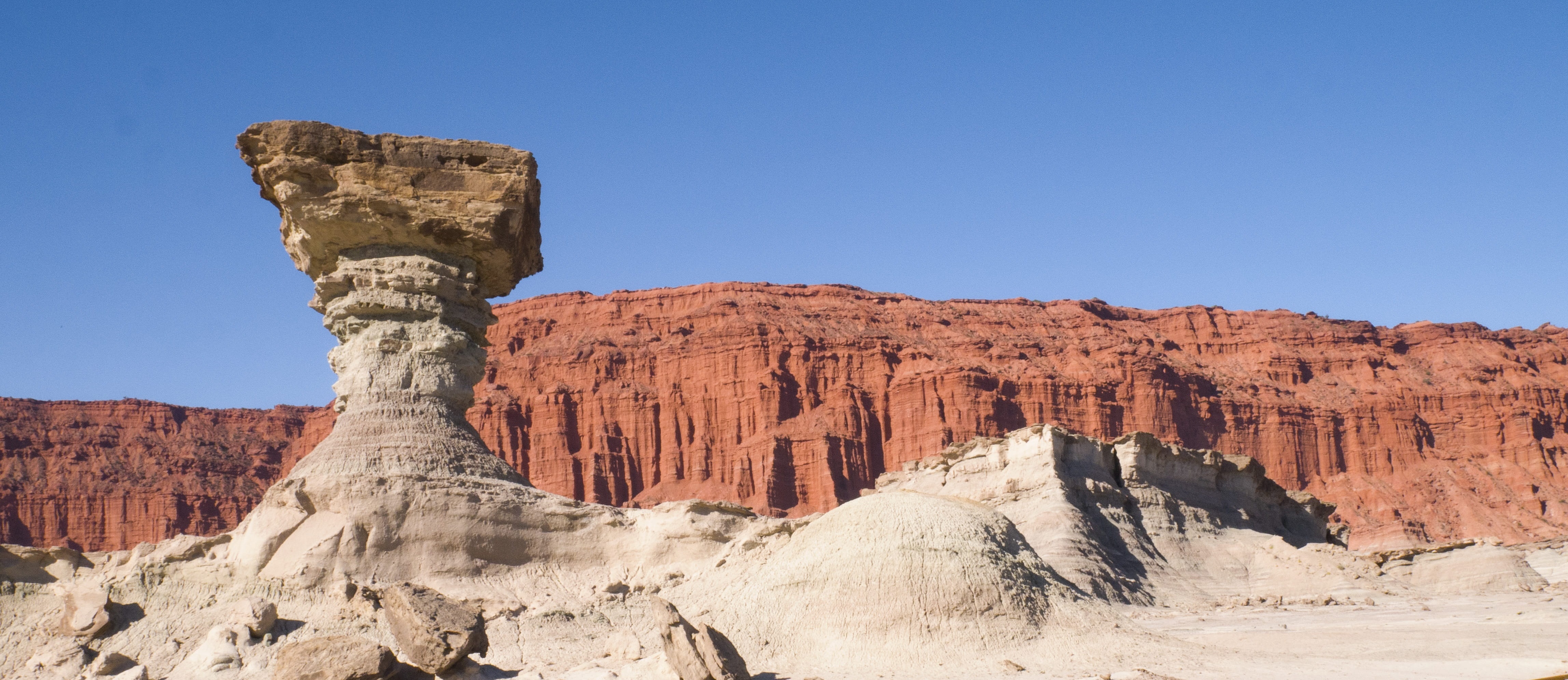 Formación rocosa de Ischigualasto, San Juan